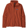 Patagonia Women's Burnished Red Micro D 1/4-Zip