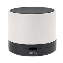 Hit White Wireless Mini Cylinder Speaker 2.0
