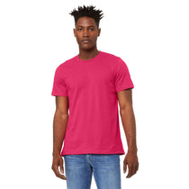 Bella + Canvas Unisex Fuschia Jersey Short-Sleeve T-Shirt