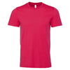 Bella + Canvas Unisex Fuschia Jersey Short-Sleeve T-Shirt