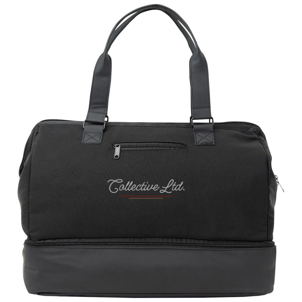 Hit Black The Weekender Travel Bag With Drop Bottom