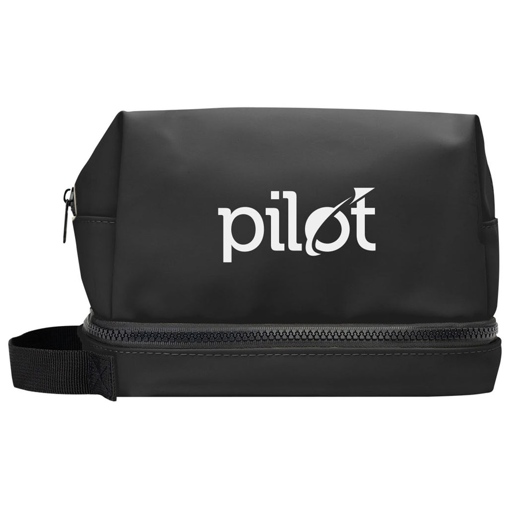 Hit Black Hudson rPET Leatherette Cosmetic Bag
