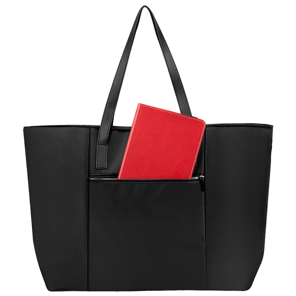 Hit Black Executive rPET Laptop Tote Bag