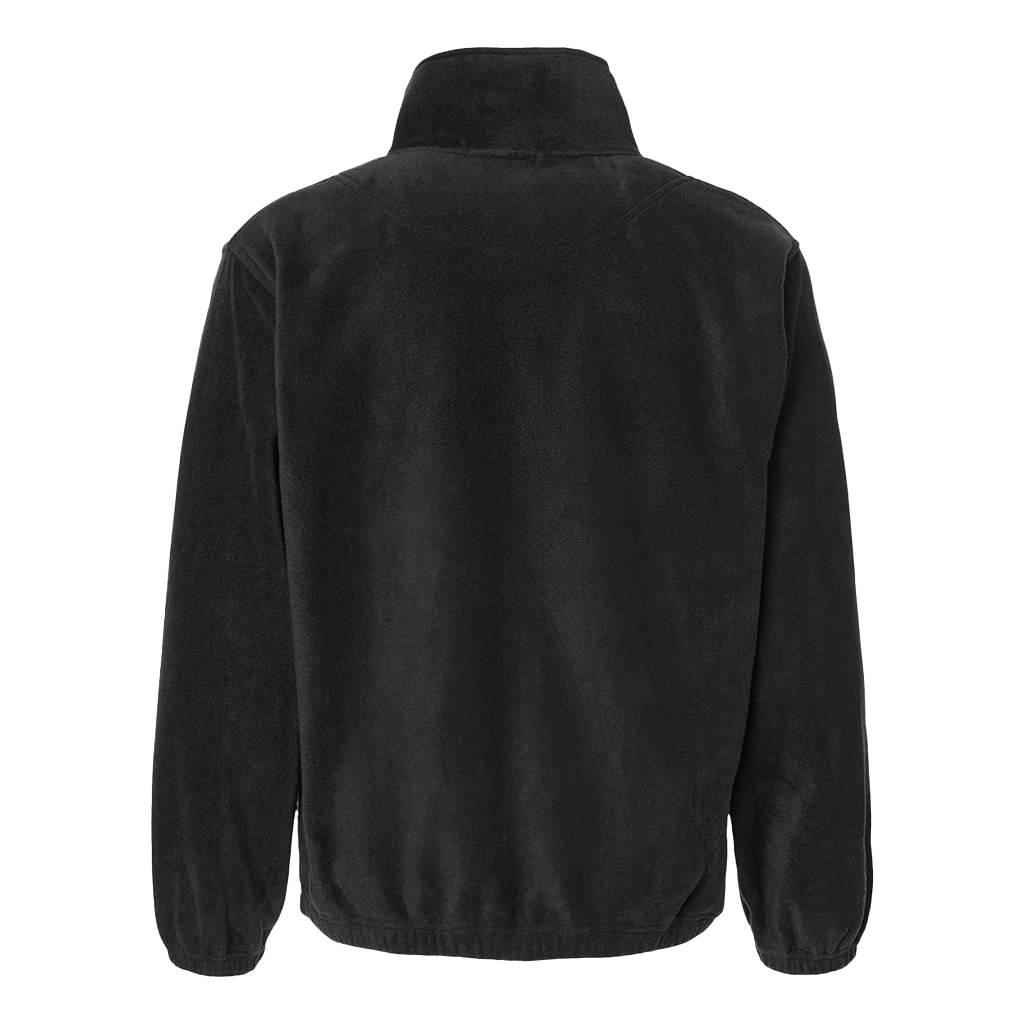 Burnside Men's Black Polar Fleece Full-Zip Jacket