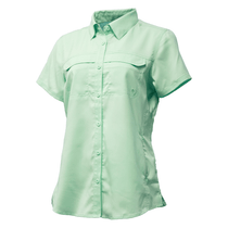 BAW Women's Sea Foam Short Sleeve Fishing Shirt