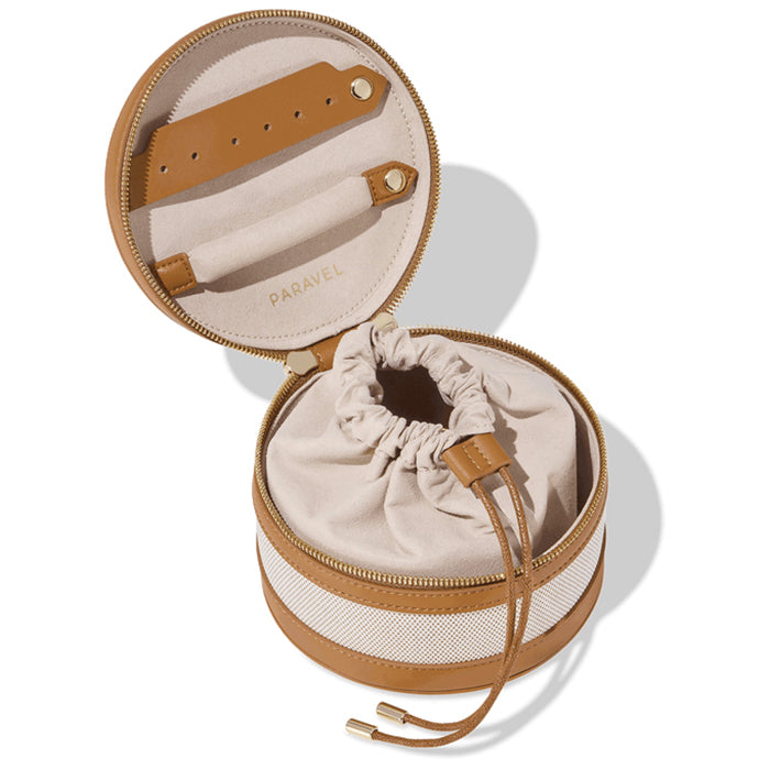 Paravel Scout Tan Jewelry Case