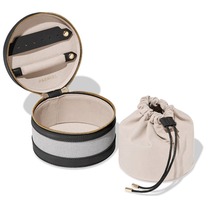 Paravel Domino Black Jewelry Case