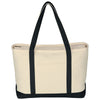 48-Hour Hit Natural/Black Large Starboard Cotton Canvas Tote Bag