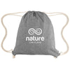 Hit Heather Grey Arden Recycled Cotton Drawstring Bag