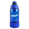 Evans Transcluent Blue Tritan Bottle with Silicone Pet Bowl