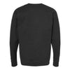 Tultex Unisex Black Fleece Crewneck Sweatshirt