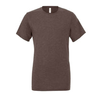 Bella + Canvas Unisex Brown Triblend Short-Sleeve T-Shirt