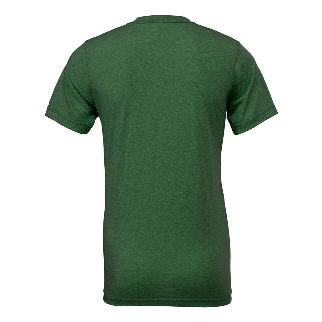 Bella + Canvas Unisex Grass Green Triblend Short-Sleeve T-Shirt