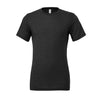 Bella + Canvas Unisex Solid Dark Grey Triblend Short-Sleeve T-Shirt