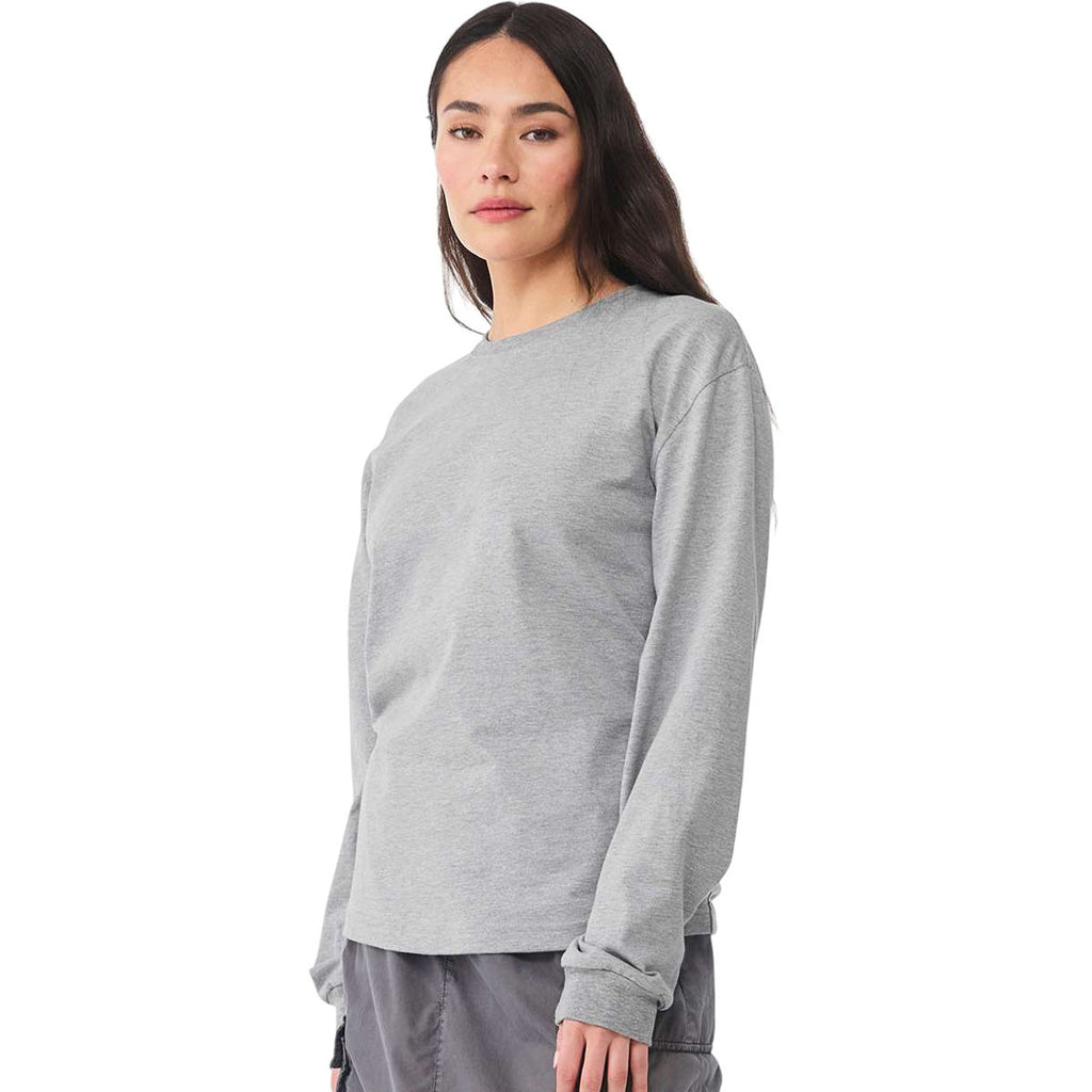 Bella + Canvas Unisex Athletic Heather 6 oz. Heavyweight Long Sleeve Tee