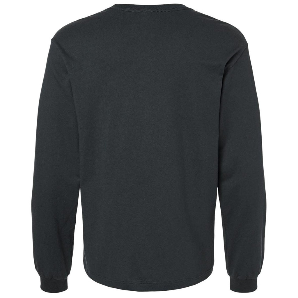 Bella + Canvas Unisex Dark Grey 6 oz. Heavyweight Long Sleeve Tee