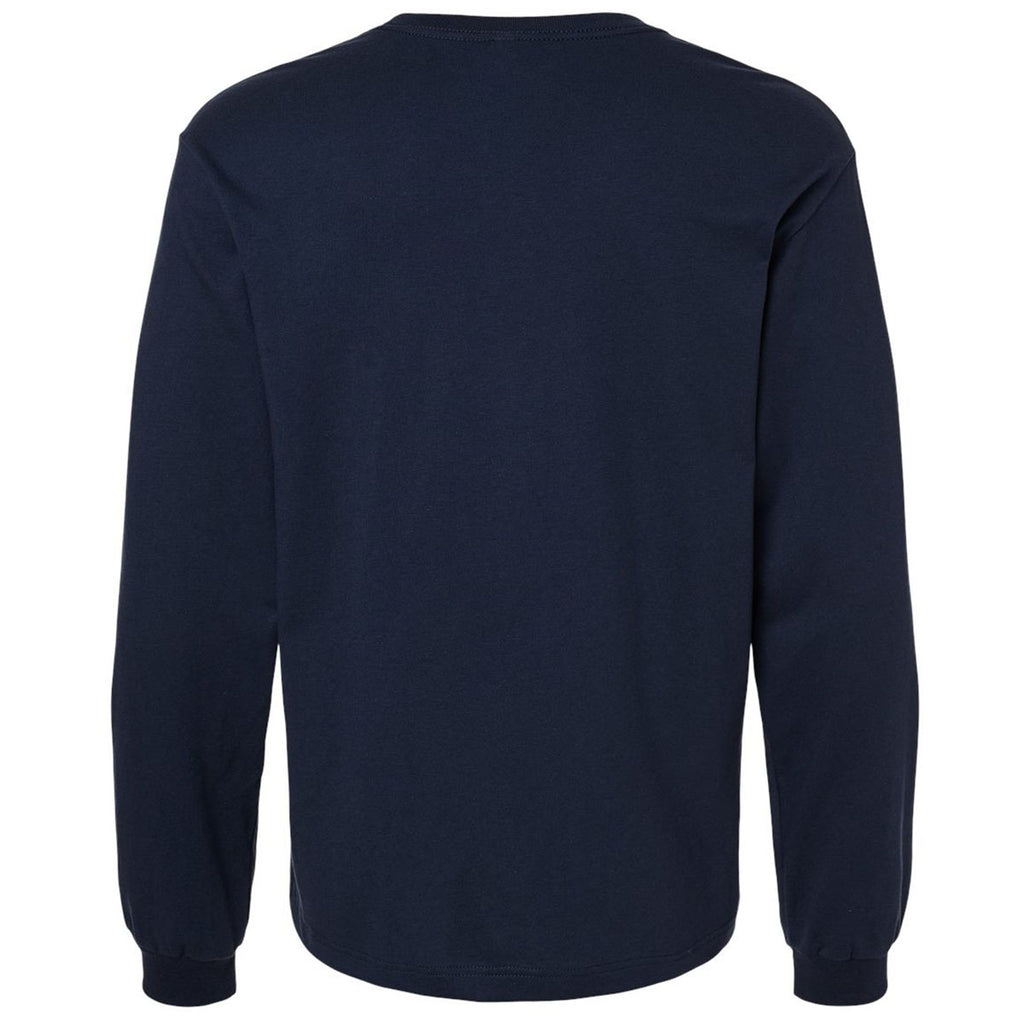 Bella + Canvas Unisex Navy 6 oz. Heavyweight Long Sleeve Tee