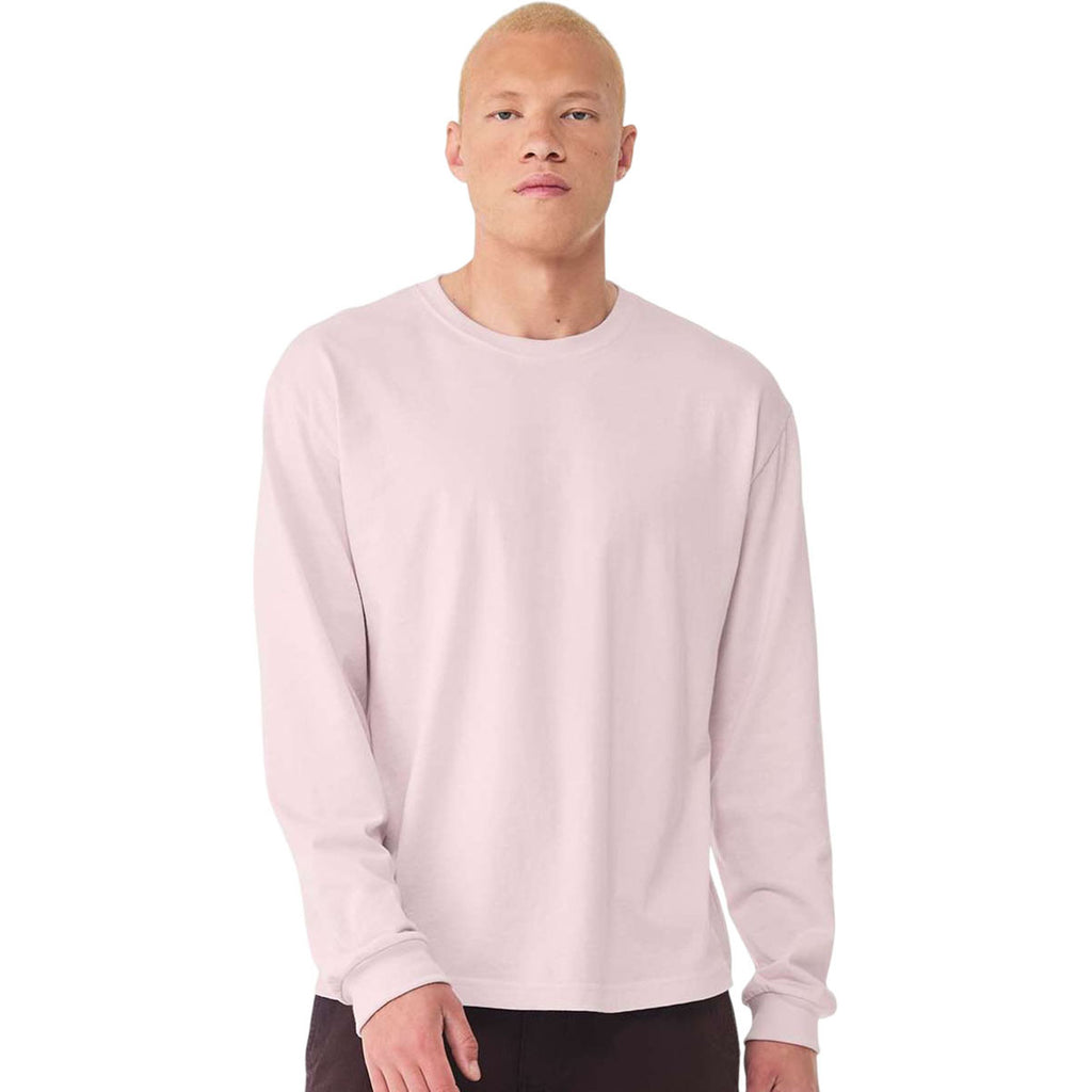 Bella + Canvas Unisex Soft Pink 6 oz. Heavyweight Long Sleeve Tee