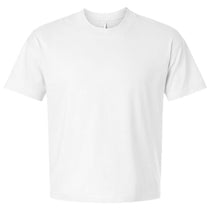 LAT Unisex White Crew Tee