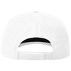 Richardson White/White Black Laser Perf Performance Rope Cap