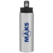 H2Go Matte Silver Virtue 26oz Aluminum Bottle