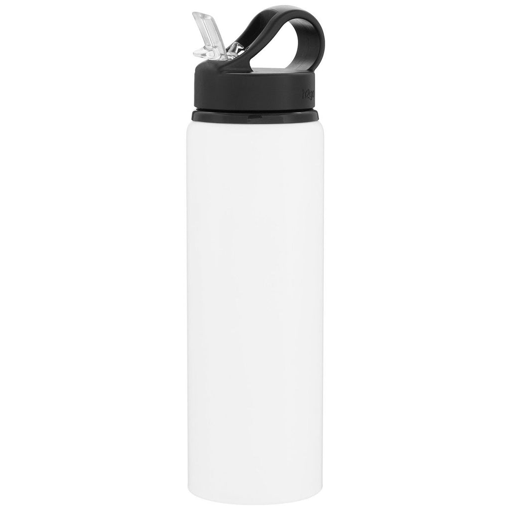 H2Go Matte White Virtue 26oz Aluminum Bottle