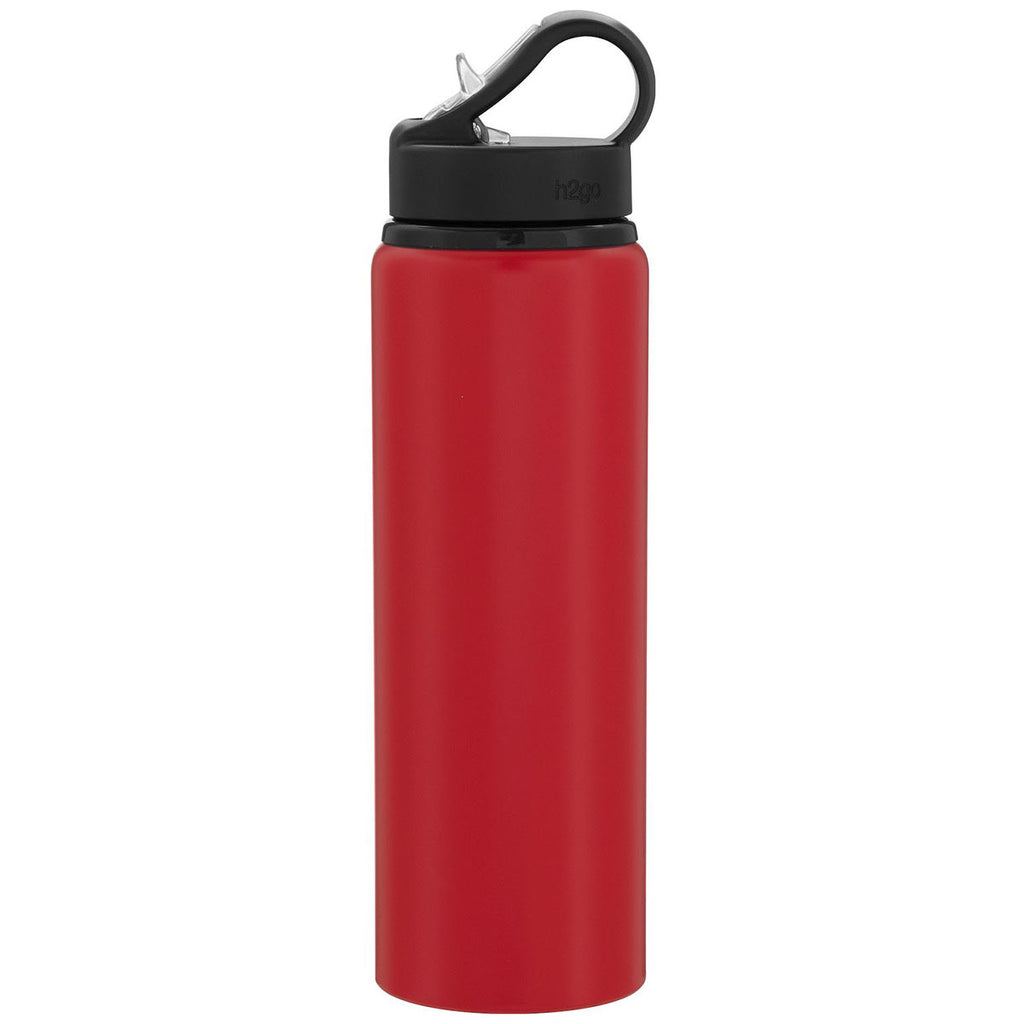 H2Go Matte Red Virtue 26oz Aluminum Bottle