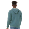 Bella + Canvas Unisex Heather Deep Teal Sponge Fleece Full-Zip Hoodie