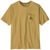 Patagonia Men's Limestone Yellow Chouinard Crest Pocket Responsibili-Tee