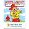 Koozie Group White Coloring Book: Practice Fire Safety (Spanish)