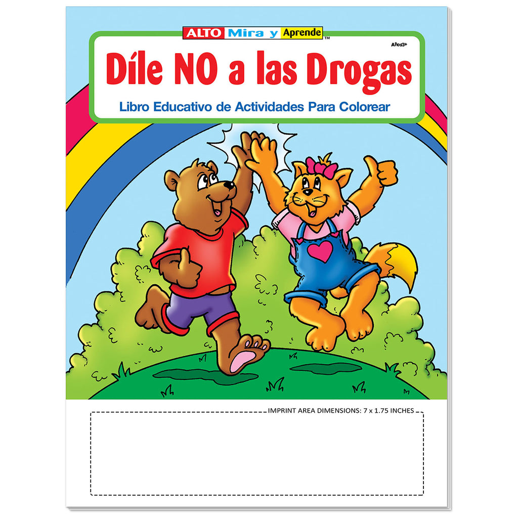 Koozie Group White Coloring Book: Smart Kids Say No to Drugs (Spanish)