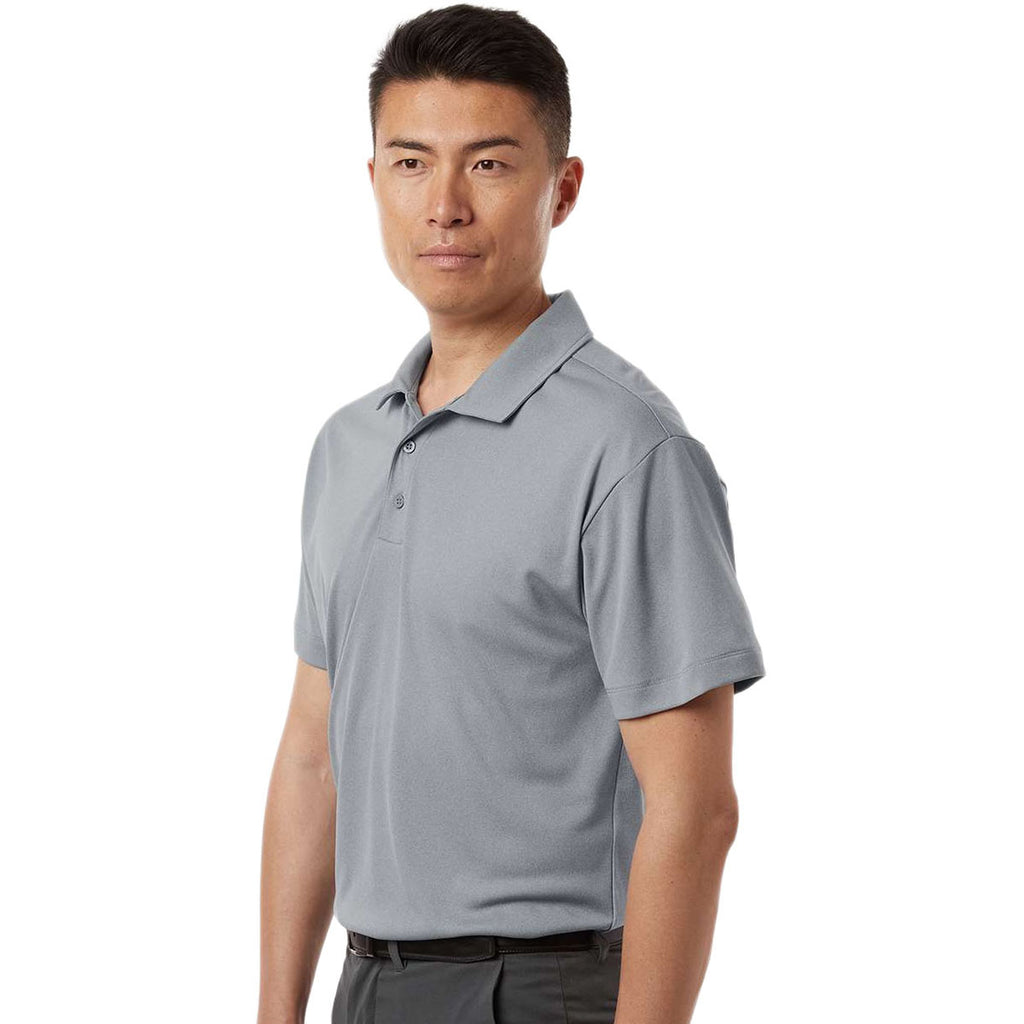 AllPro Men's Heather Steel Pro-Lock Performance Polo