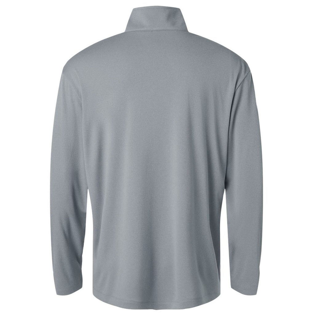 AllPro Men's Heather Steel Pro-Lock Performance Quarter-Zip Pullover