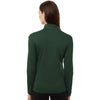 AllPro Women's Forest Green Pro-Lock Performance Quarter-Zip Pullover