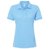 Jerzees Women's Light Blue Dri-Power Polo