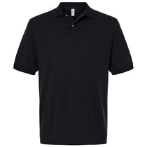 Jerzees Men's Black Dri-Power Polo