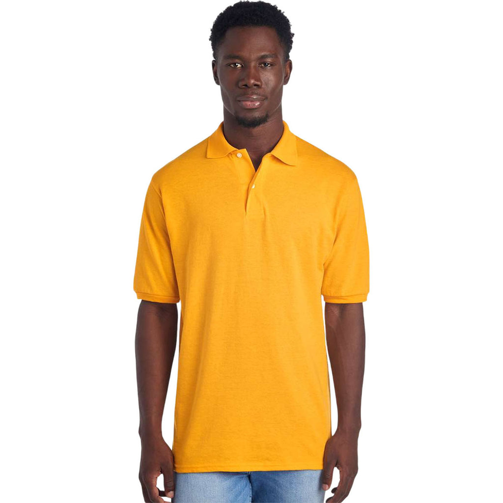 Jerzees Men's Gold Dri-Power Polo