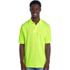 Jerzees Men's Safety Green Dri-Power Polo