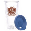 Tervis Clear Tumbler with Navy Lid Classic Tumbler 24 oz. - Printed