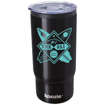 48-Hour Koozie Black Slim Triple Vacuum Tumbler - 15 oz