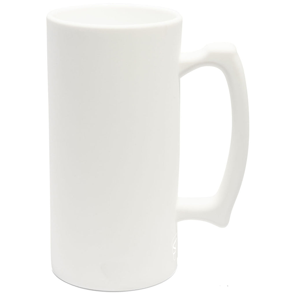 Silipint Classic White Beer Stein - 28 oz.