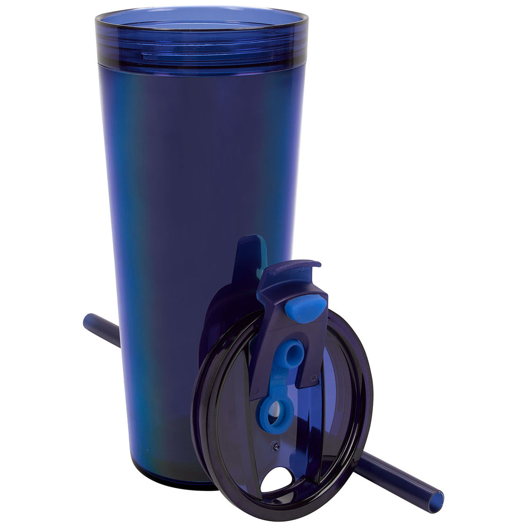 Koozie Group Blue Glam Recycled Tumbler - 24 oz.