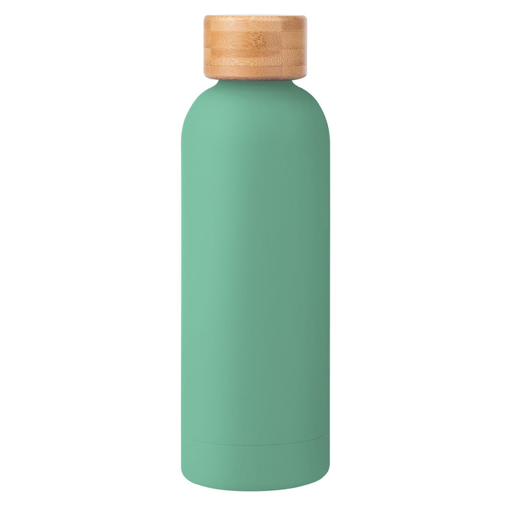 Hit Jade 17oz. Blair Stainless Steel Bottle with Bamboo Lid