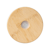 Hit Clear 17 Oz. Soda Lime Glass Can With Bamboo Lid