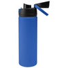 Hit Blue with Black 24 Oz. Pop Sip Recycled Stainless Steel Bottle