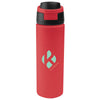 Hit Red with Black 24 Oz. Pop Sip Recycled Stainless Steel Bottle