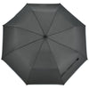 Leed's Black 48'' RPET Umbrella w/ Reflective Trim