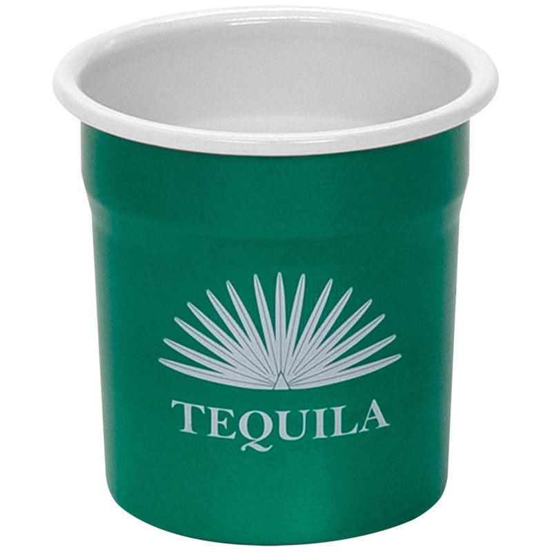 Steel Chill-Cups Metallic Green 1.5 Oz. Aluminum Shot Cup