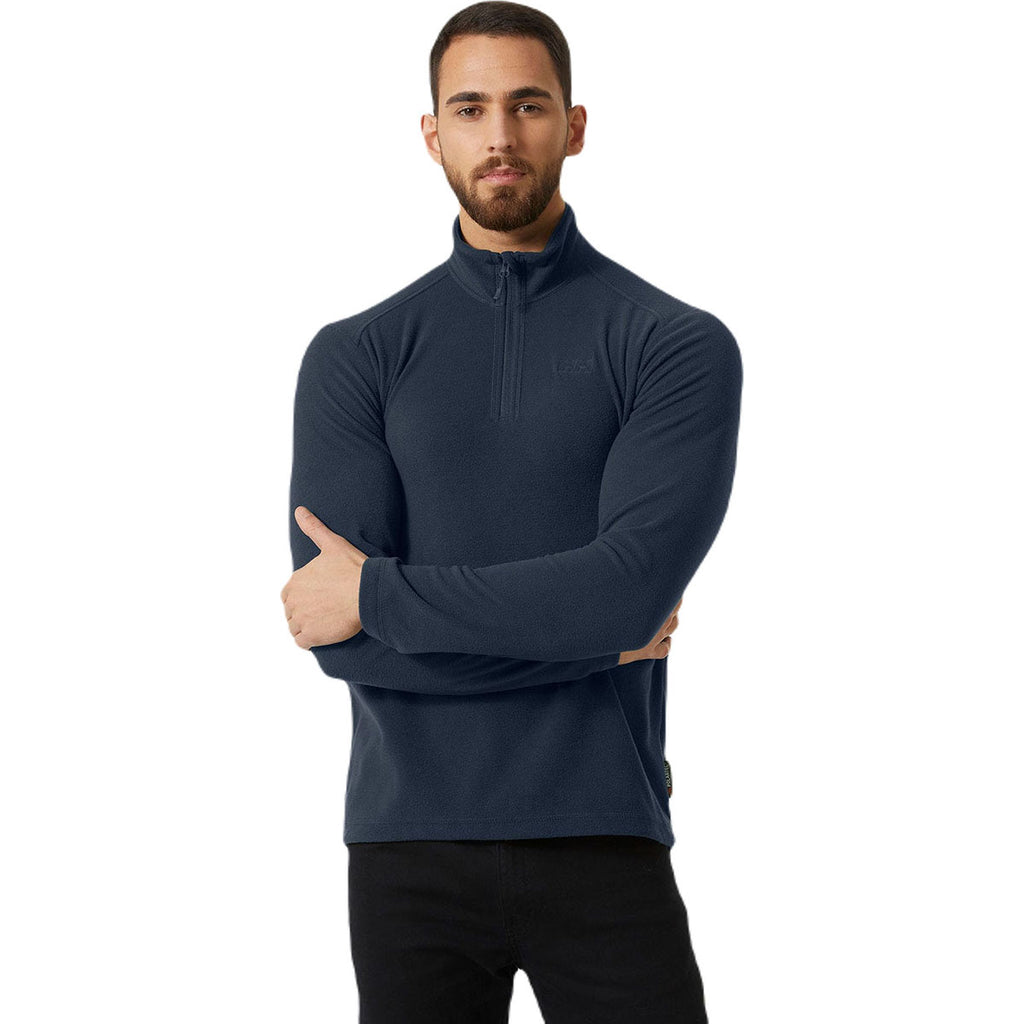 Helly Hansen Men's Navy Daybreaker 1/2 Zip Fleece