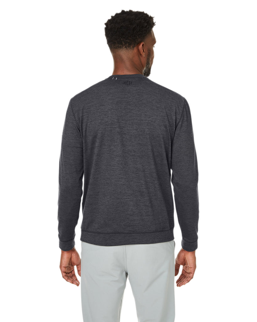 Puma Golf Men's Puma Black Heather Cloudspun Crewneck Sweatshirt